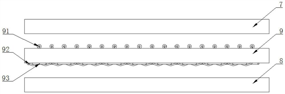 Yarn embedded type multilayer non-woven fabric structure and manufacturing equipment thereof