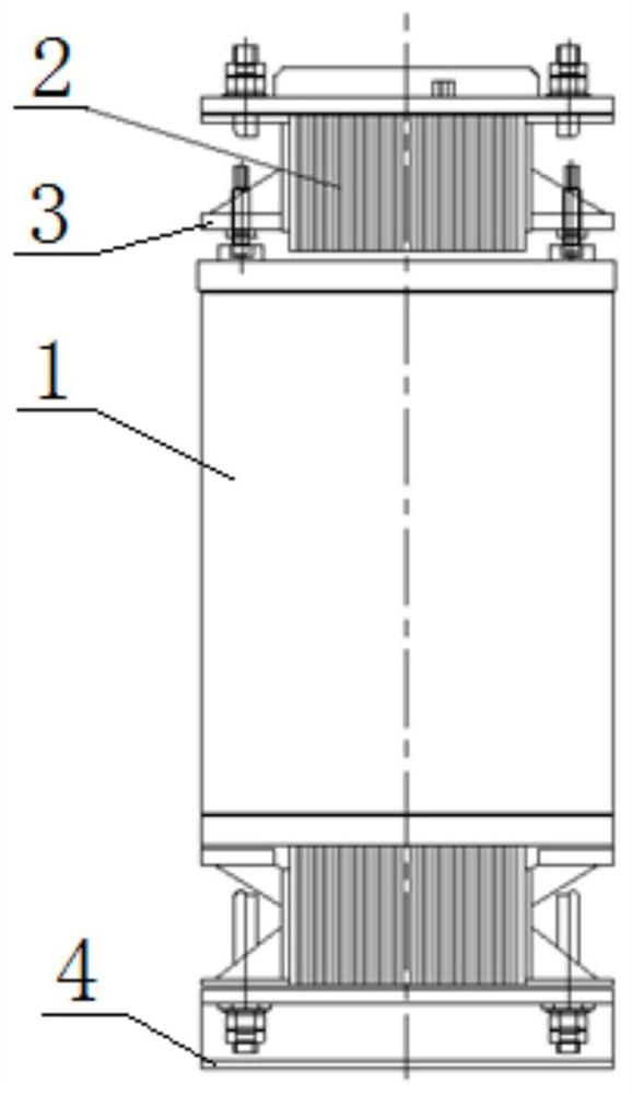 Switching reactor with novel coil structure