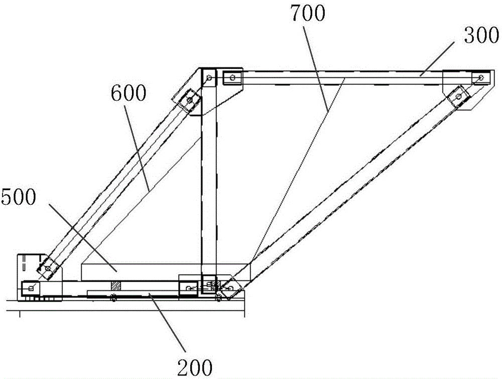 Installation device and method for corrugated steel web