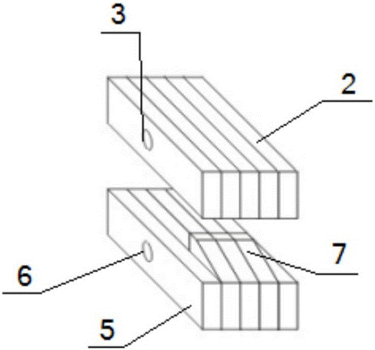 Dry-hanging curtain wall connecting piece