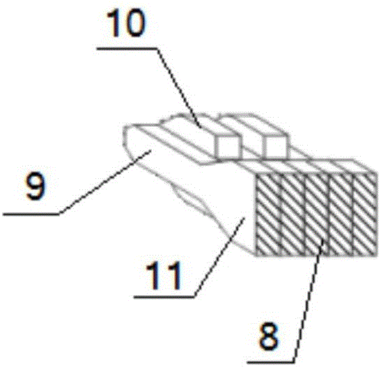 Dry-hanging curtain wall connecting piece
