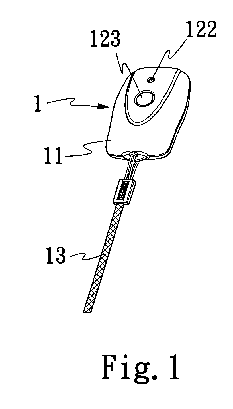 Portable radar alarm device having water and weather resistance