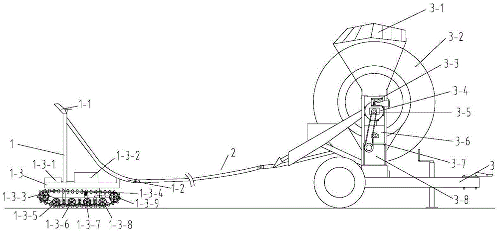 An intelligent sprinkler irrigation machine self-propelled nozzle vehicle and its use method