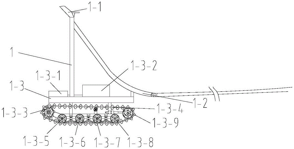 An intelligent sprinkler irrigation machine self-propelled nozzle vehicle and its use method