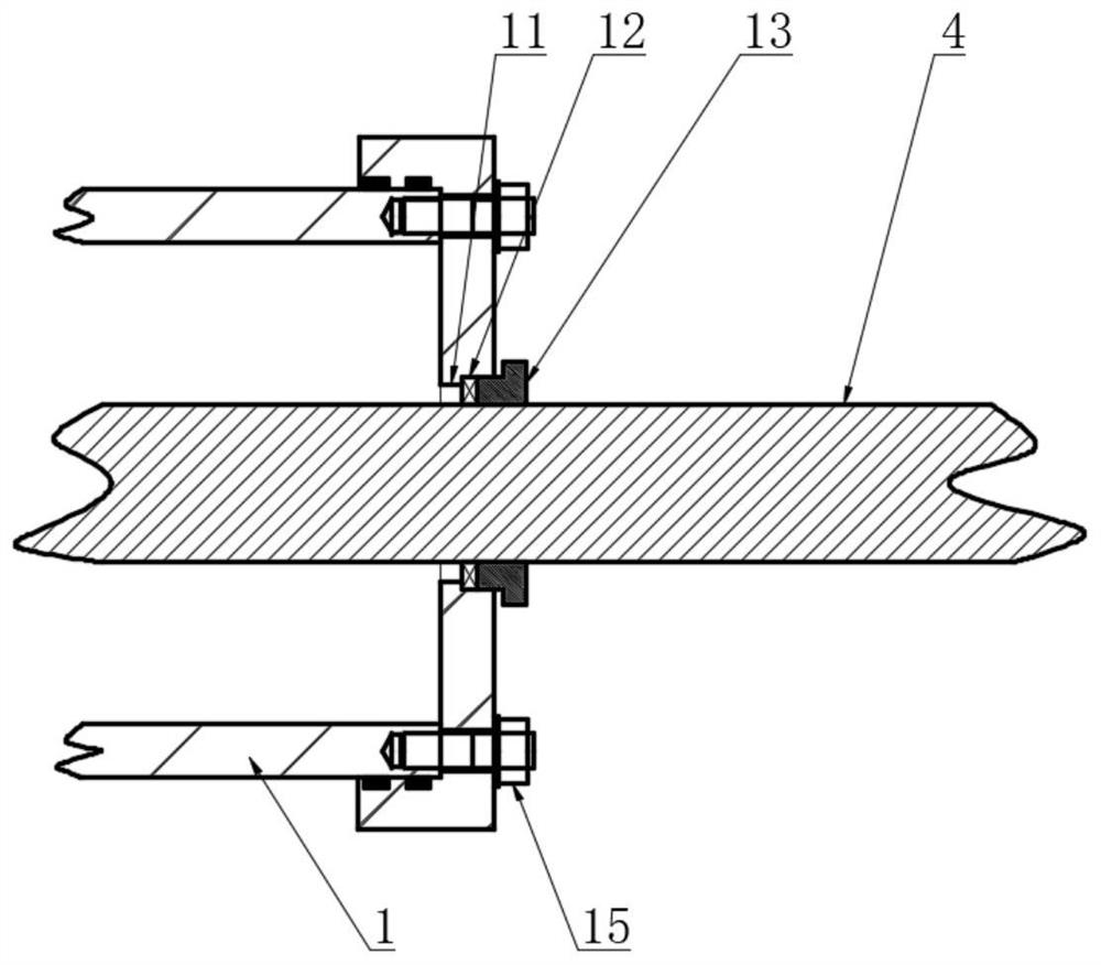 Sleeve rod type artillery recoil machine based on STF and working method