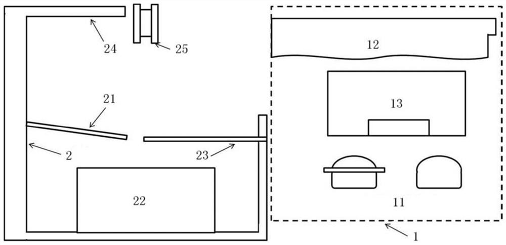 Optical phantom for simulating laser surgery and its mold structure and preparation method