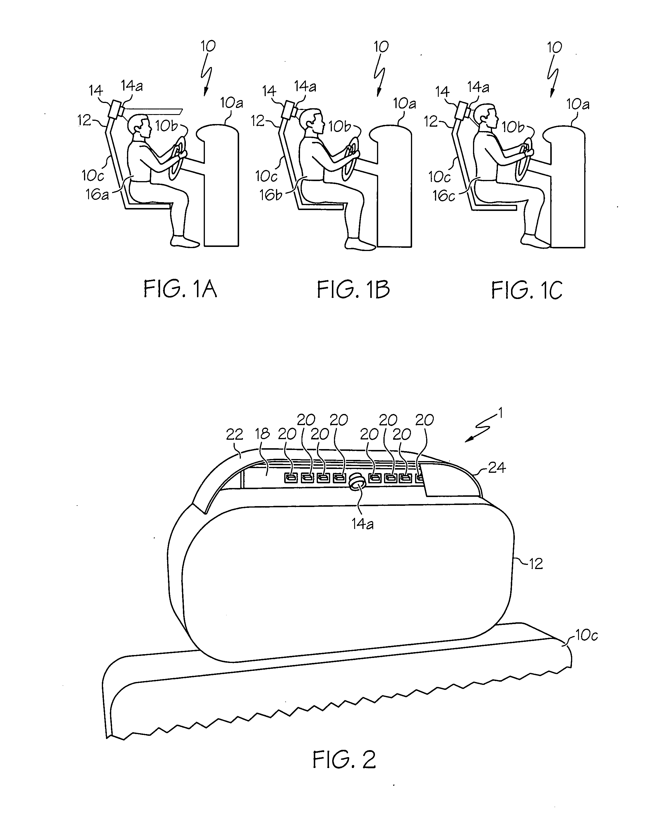 Method and apparatus for assessing head pose of a vehicle driver