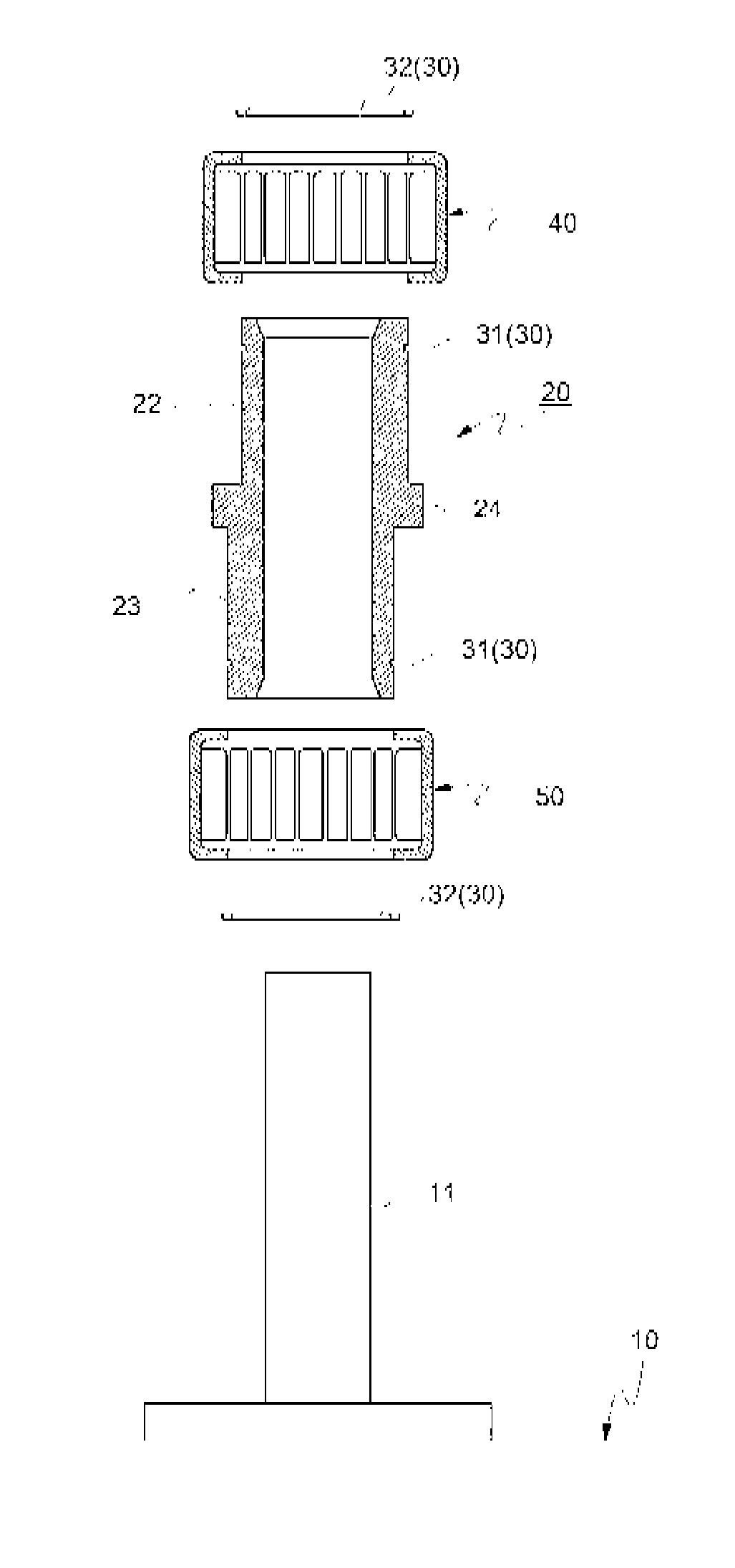 Abs motor for vehicles