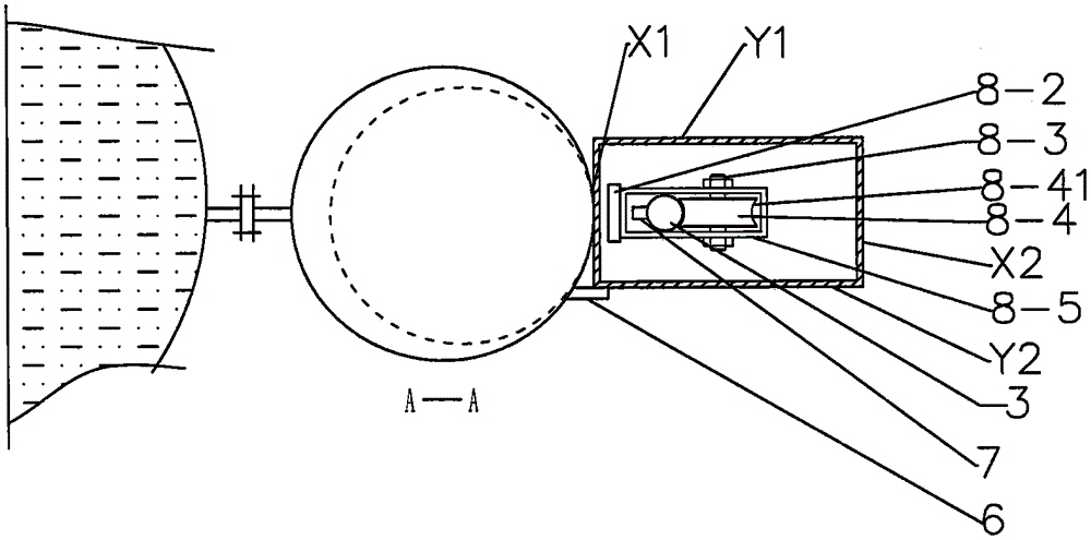 Ball float type liquidometer with vernier display