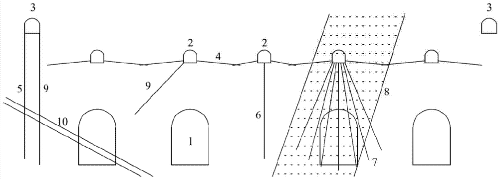 Design method for water curtain system of underground water seal cave depot