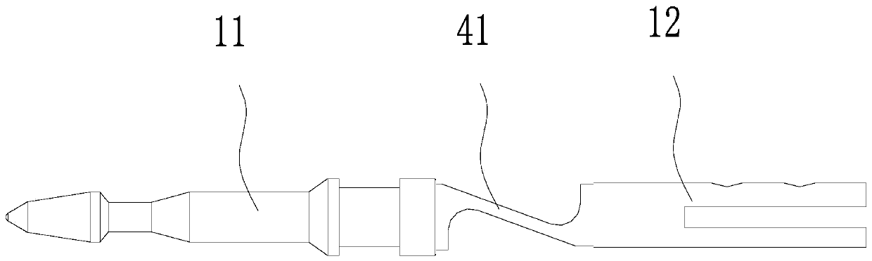 Anastomat with pressure sensing device