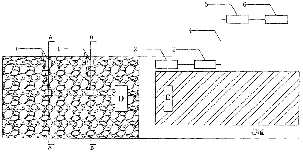 System for monitoring gob stress in real time and overlying strata breakage judgment method