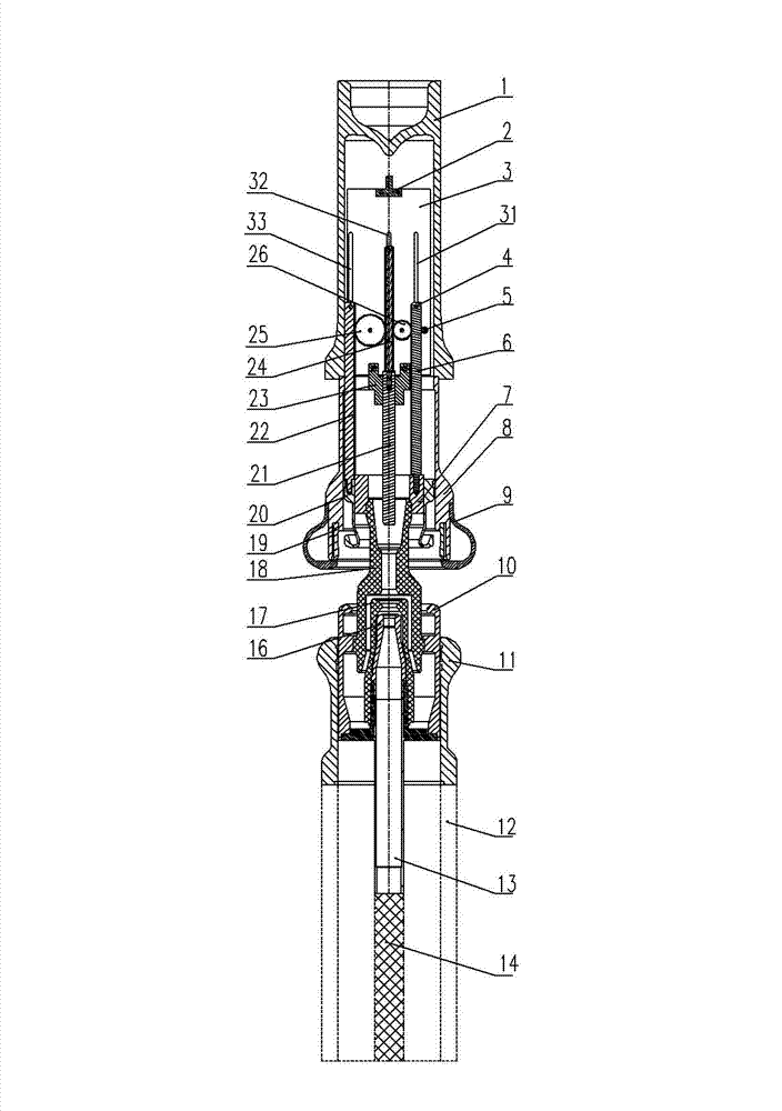Double acting high voltage sulfur hexafluoride breaker and double acting transmission device thereof