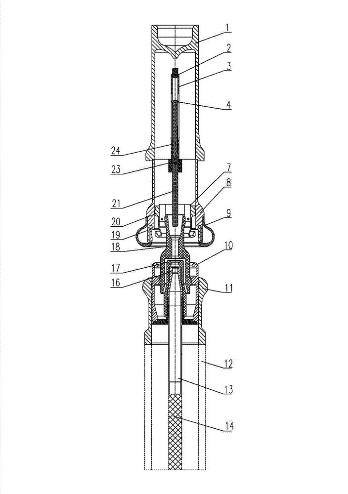 Double acting high voltage sulfur hexafluoride breaker and double acting transmission device thereof