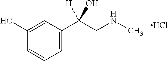 Coated phenylephrine particles and use thereof in pharmaceutical formulations