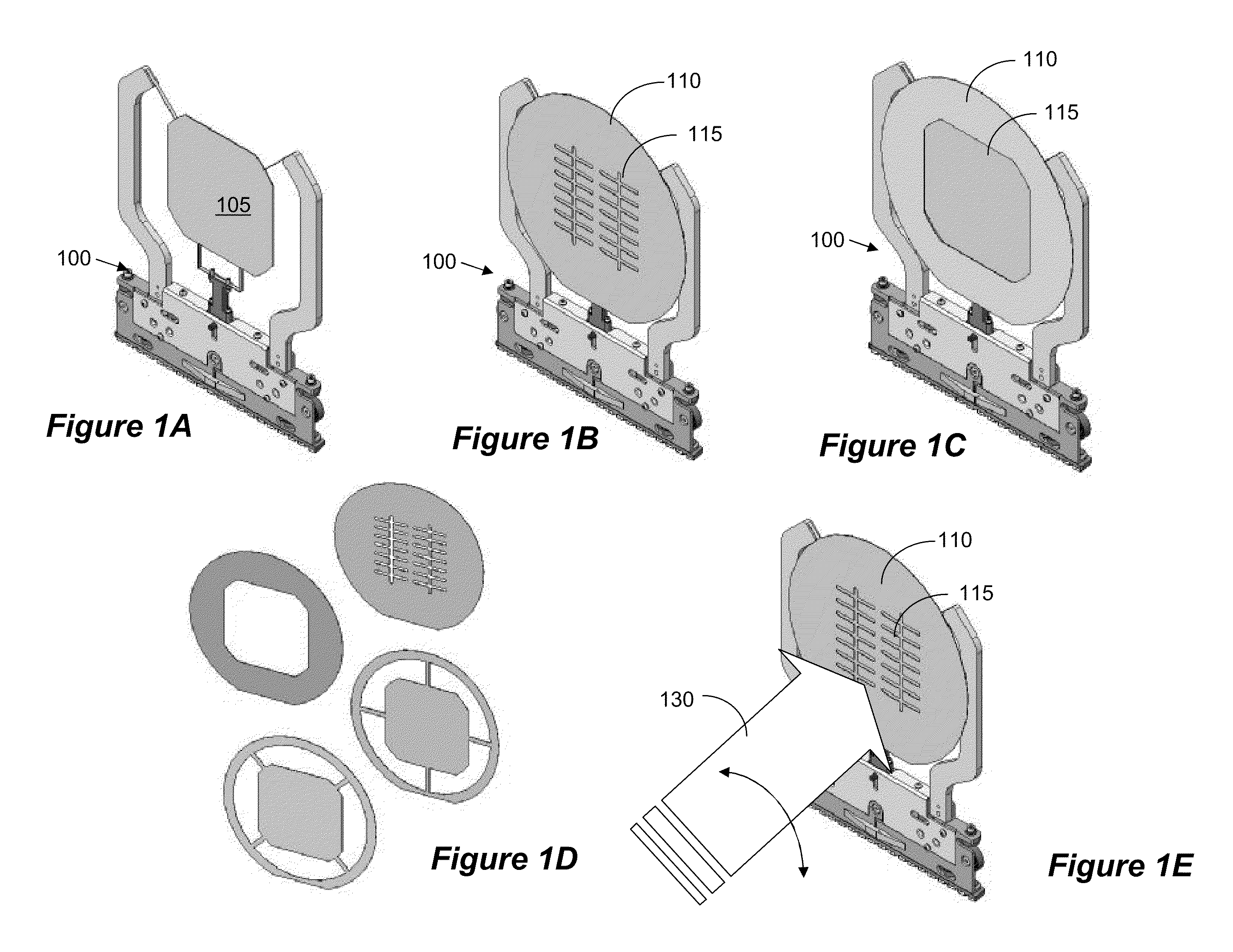 System and method for processing substrates with detachable mask