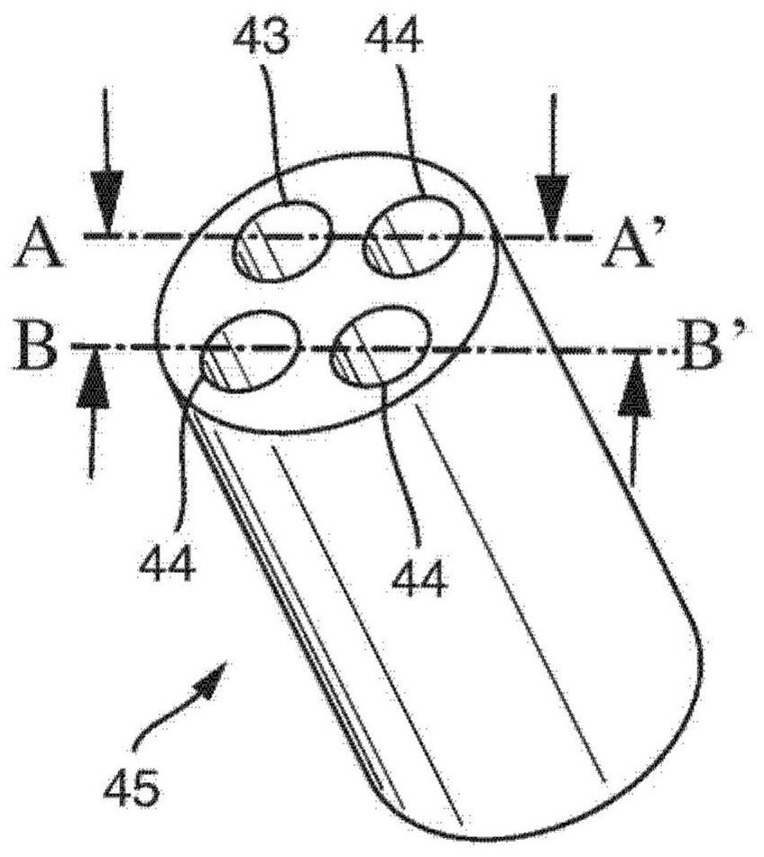 Multipoint sensor for determining the existing temperature profile of a medium and method for its production