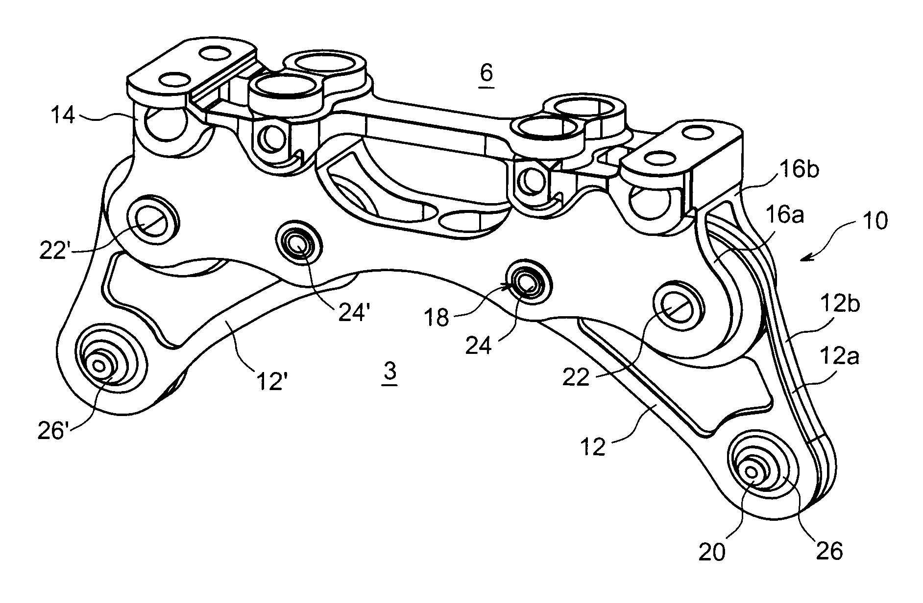 Two-shackle aircraft engine attachment