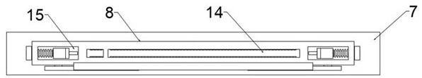 Computer graphics card mounting structure and computer