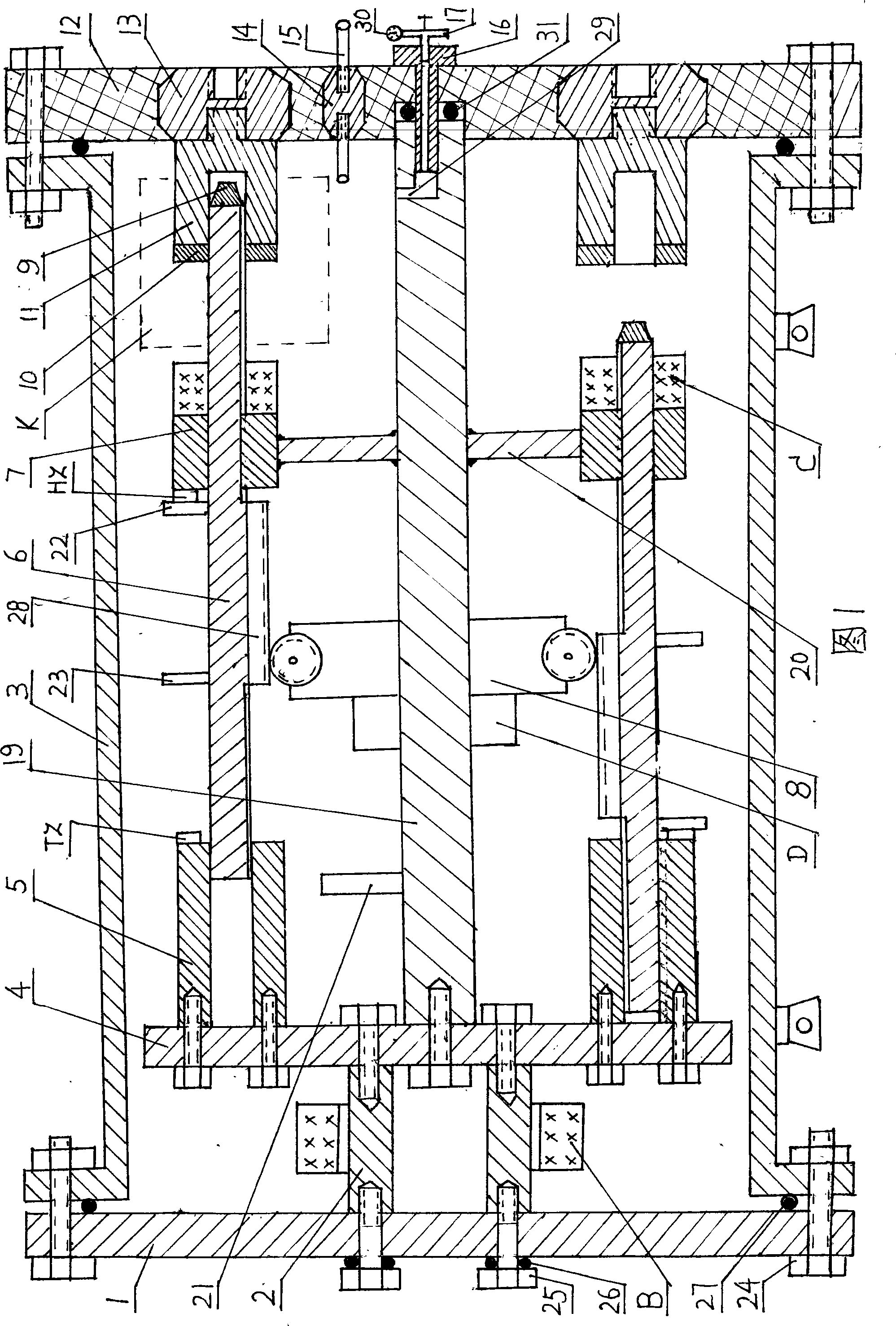 Automatic ice melting method for multiple division electricity transmission line and special switch thereof