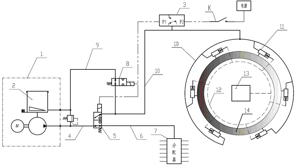 Automatic lubrication and waste grease collection system for bearing