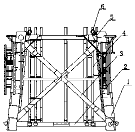 A hoisting and transportation process for offshore wind power jacket