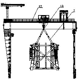 A hoisting and transportation process for offshore wind power jacket