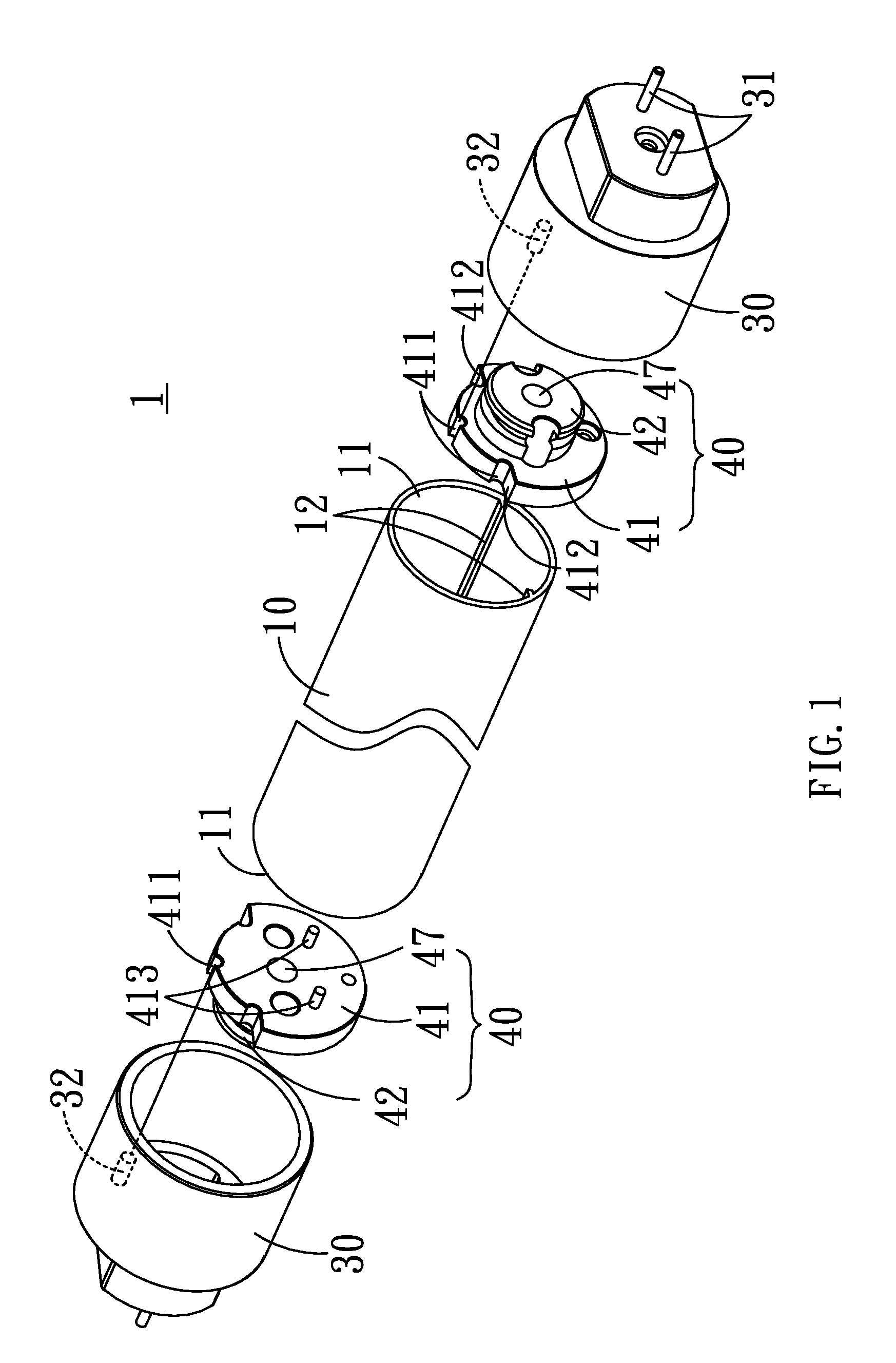 Rotating device to change lighting angle