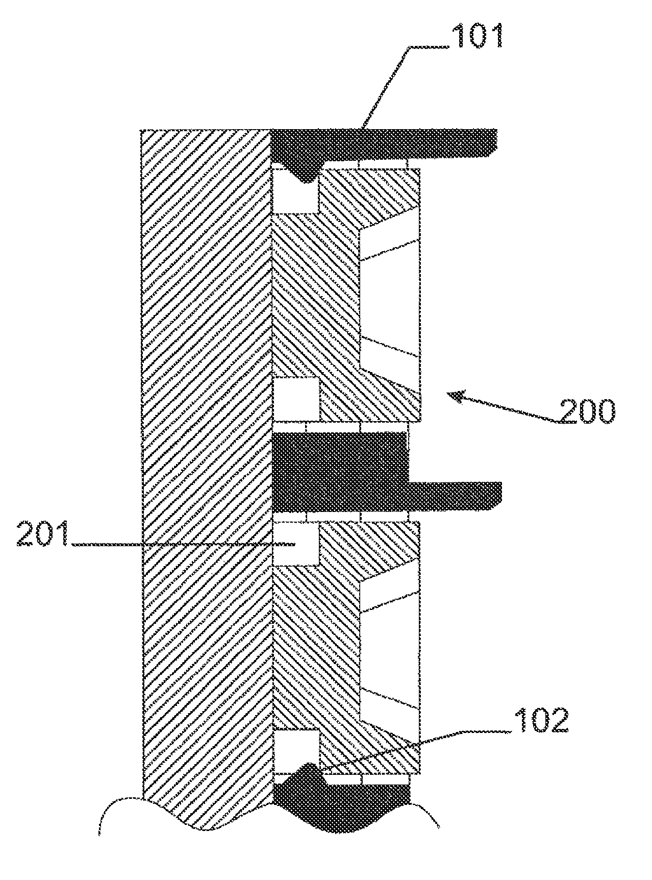 Method and device for shading in a display system