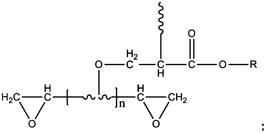 Epoxy grafted acrylate self-layering connecting paint and preparation method thereof