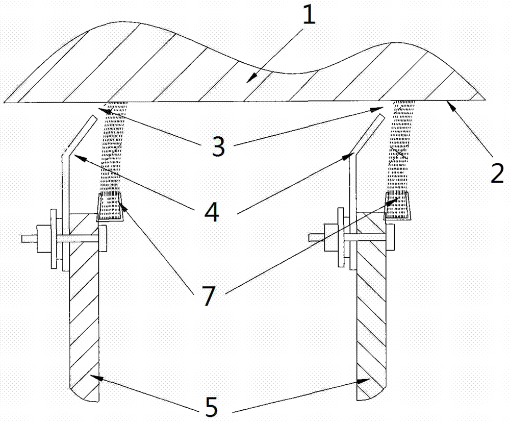 Flexible sealing structure of rotary air pre-heater