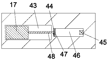 Concrete quantitative stirring device