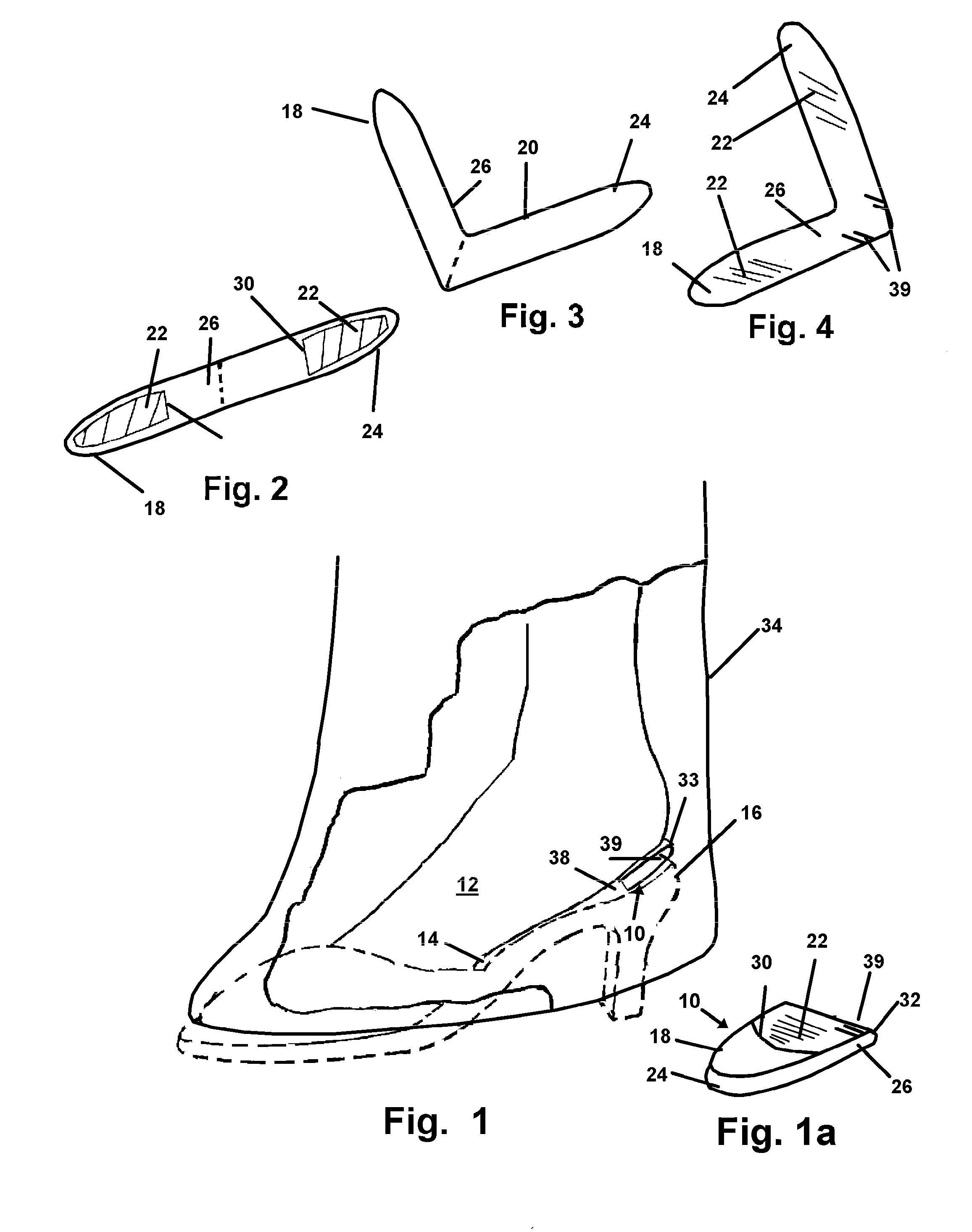 Barrier for Open Heeled Footwear