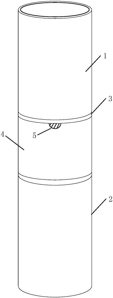 Dismountable assembly type circular steel tube concrete column