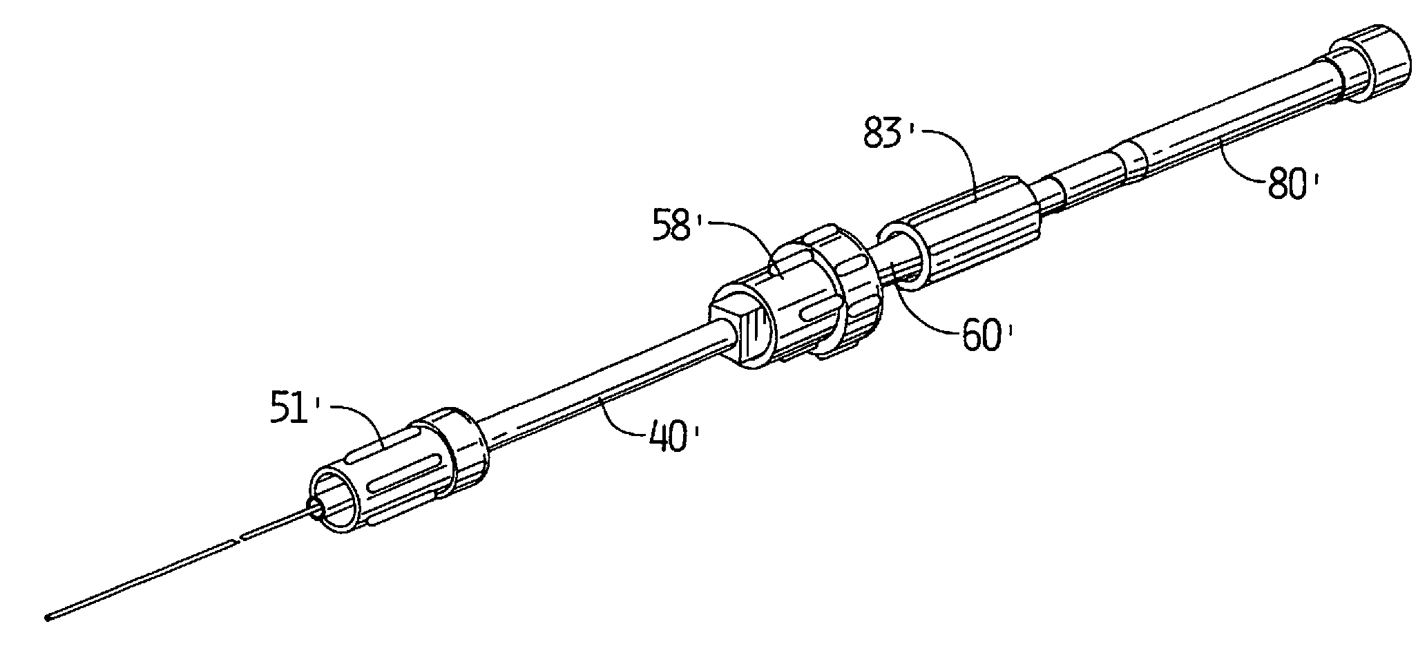 Rotational thrombectomy wire coupler