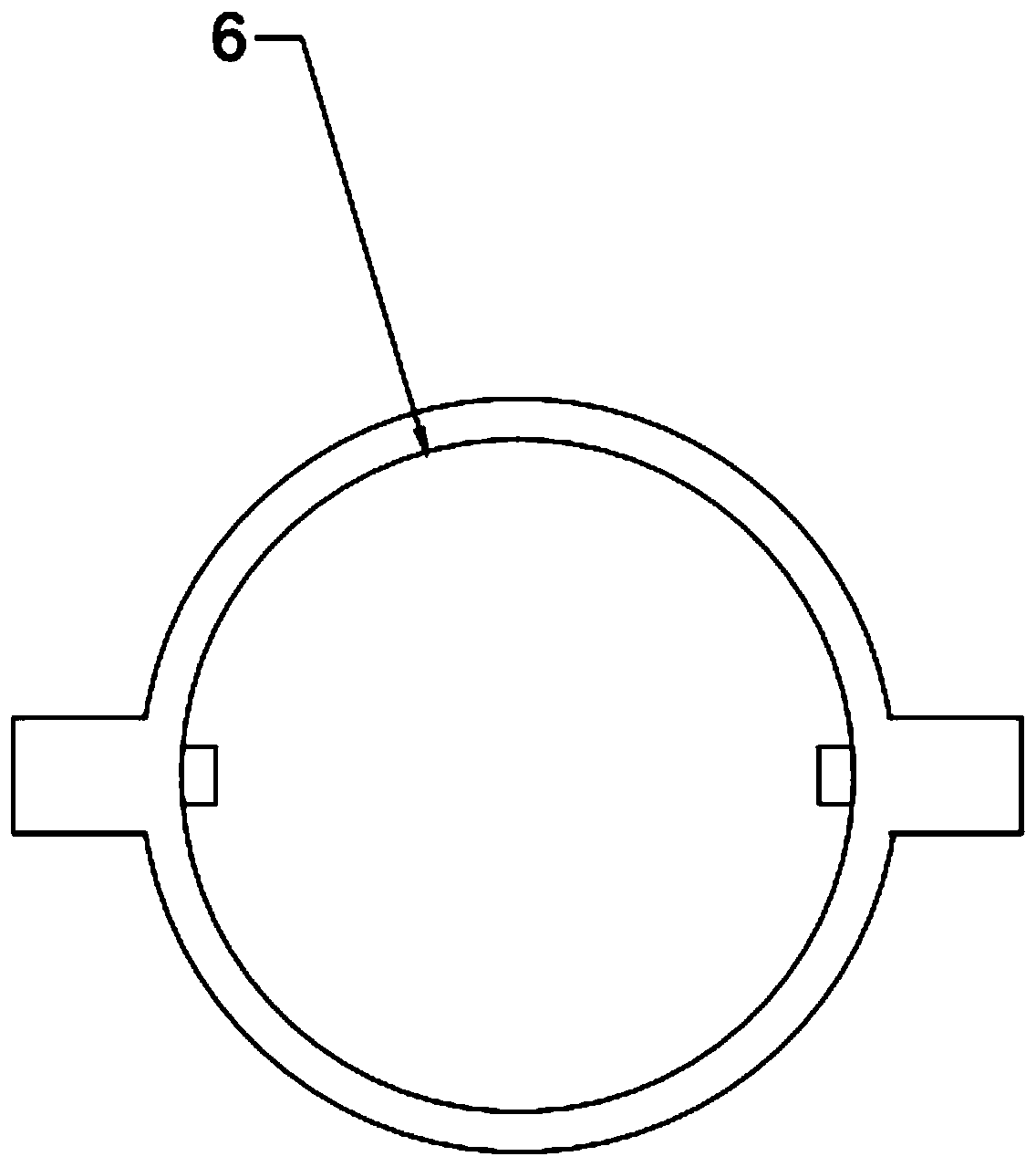 Electromagnetic active control device for transverse vibration of shaft system