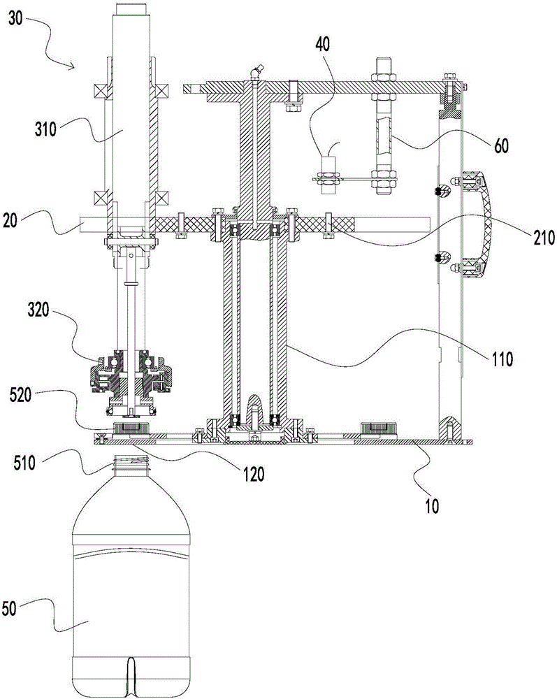 Cap screwing machine capacity measuring device and measuring method thereof