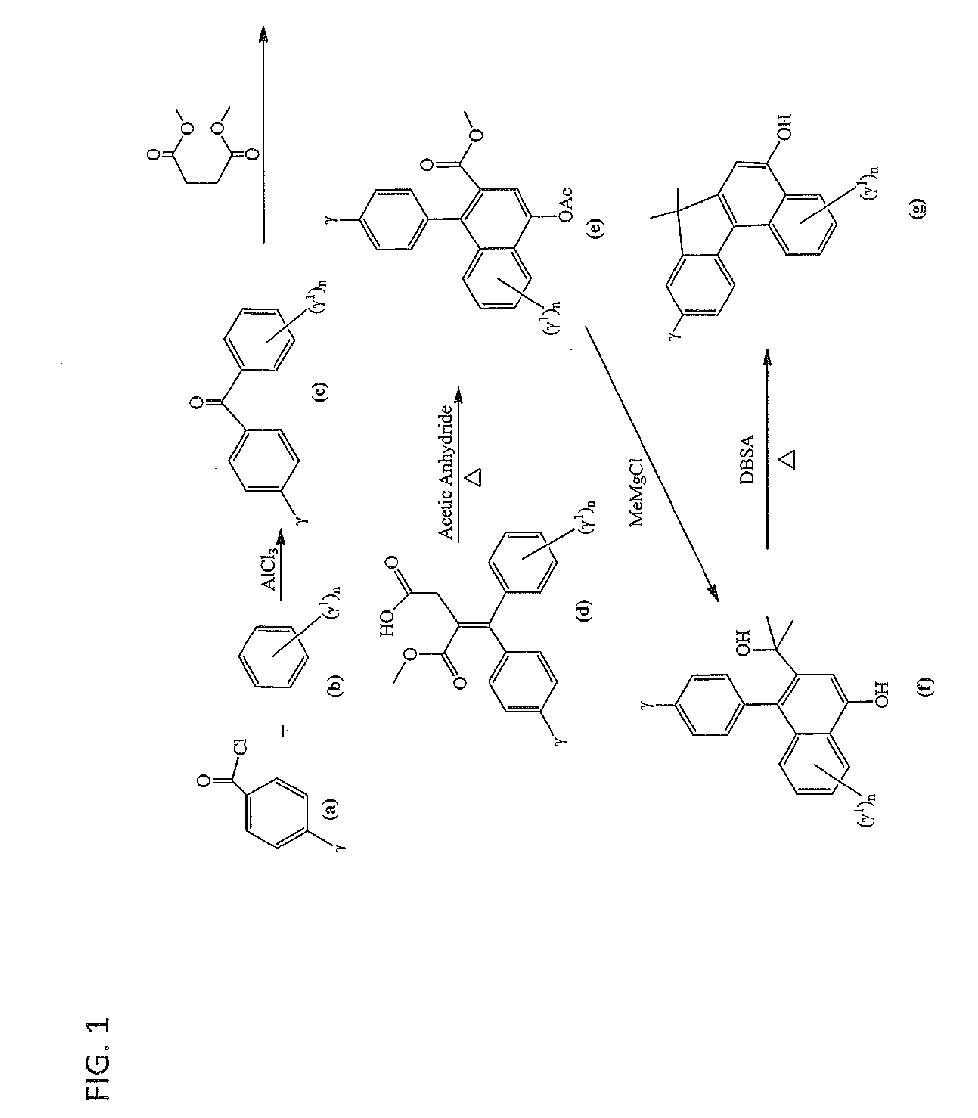 Photochromic materials having extended pi-conjugated systems and compositions and articles including the same