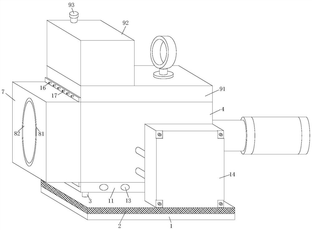 Switched reluctance driving device with efficient heat dissipation