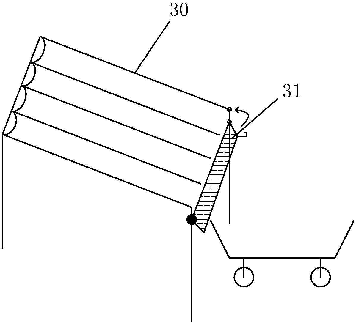 Mining dust collection device and method