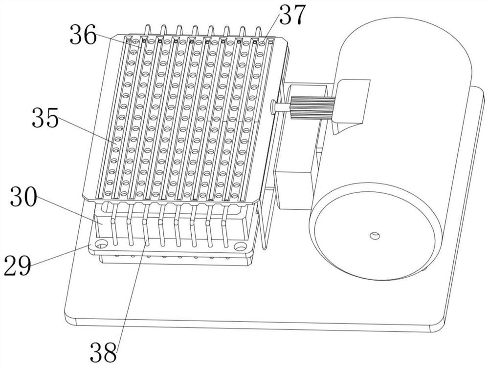 Raw material screening device for PE water supply pipe production and manufacturing