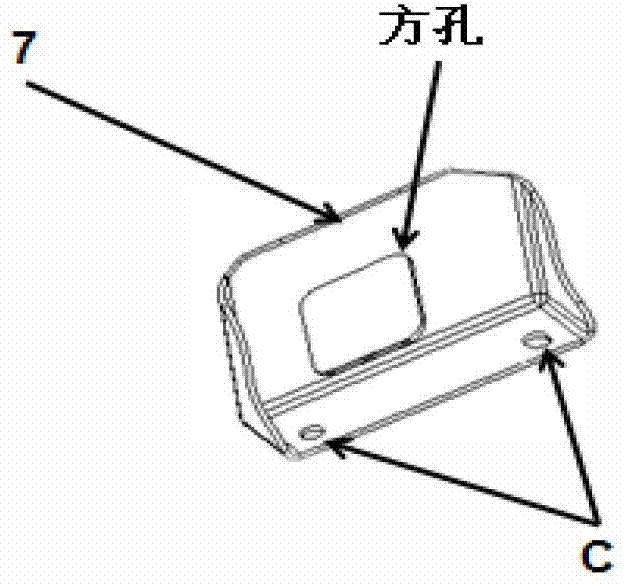 Combined type support structure and assembly method thereof