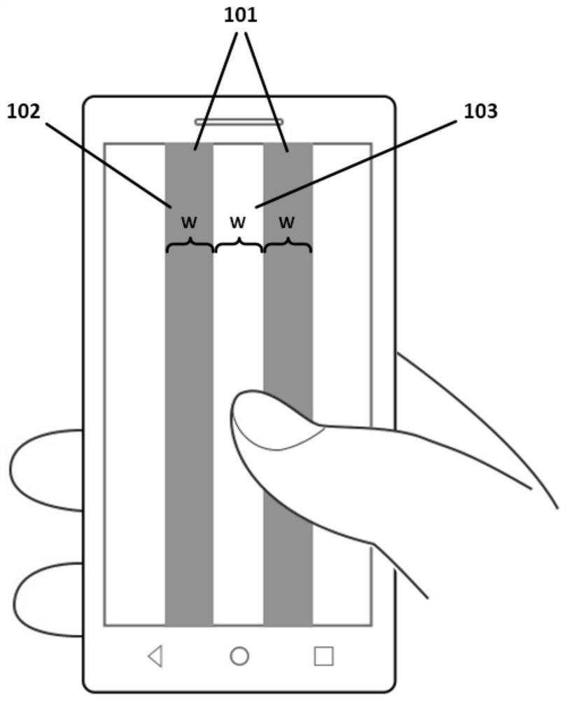 One-way sliding gesture tactile Braille touch-reading system and method