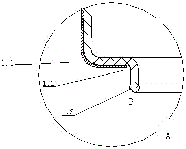 Cup body of explosion-preventing glass cup