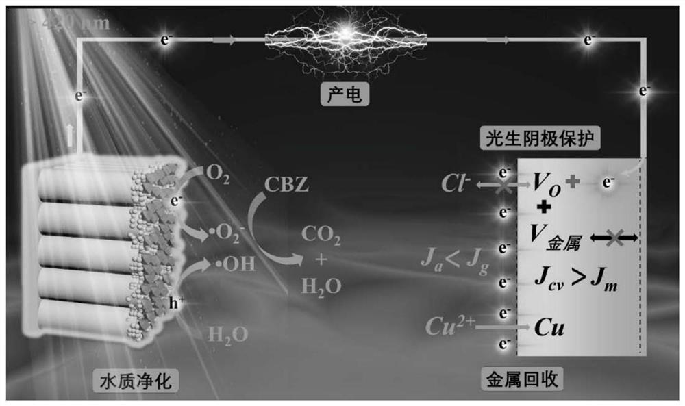 A flow-type photoelectrochemical system and method for resource recovery in high-salt wastewater