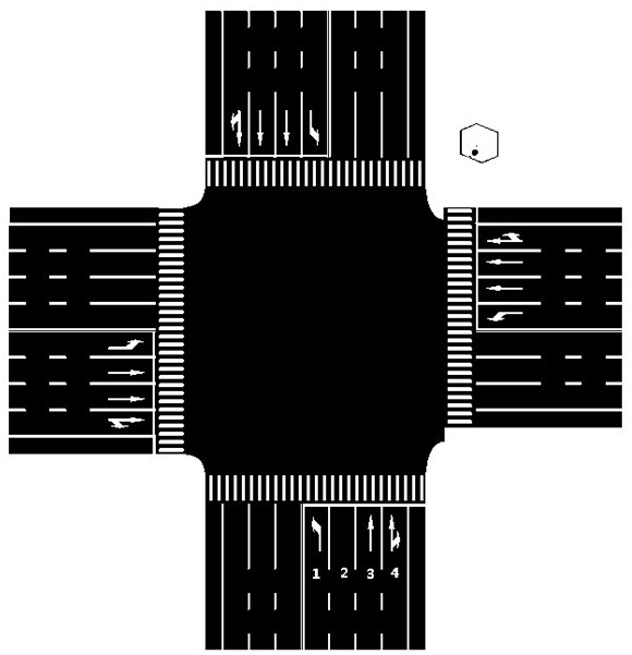 Variable lane control method based on vehicle-road cooperation
