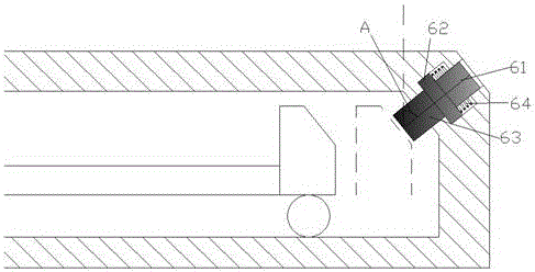 Notebook type computer device with display screen portion capable of achieving automatic locking and high stability