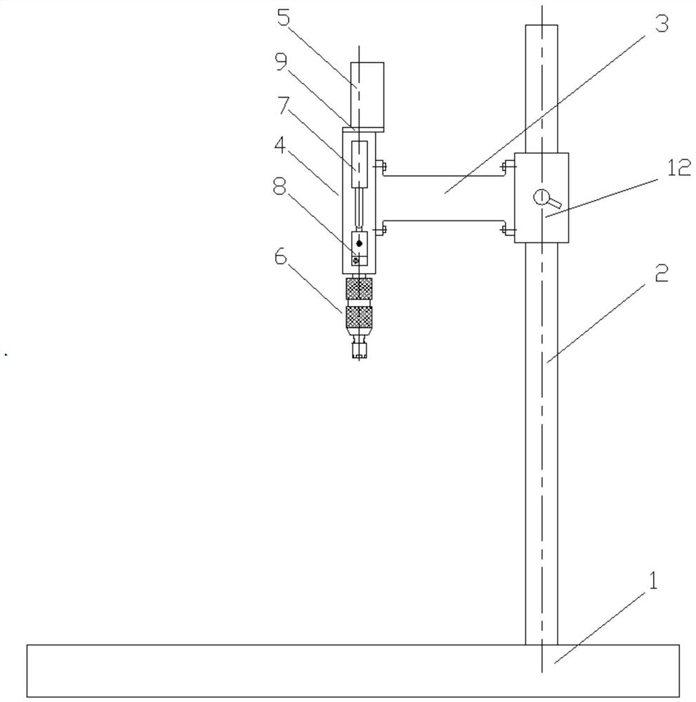 Tapping machine for small thread with tap breakage protection function