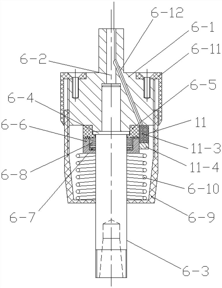 Tapping machine for small thread with tap breakage protection function