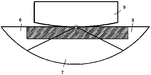 Radar-based viewing angle automatic switching rear view system and method